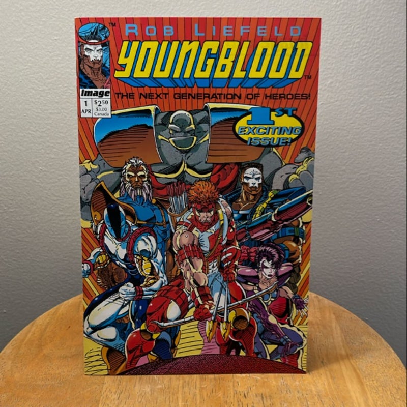 Youngblood #1 (Flip Cover) – Image Comics | 1st Ever Image Comic | 1992 | Includes Shaft & Vogue Cards