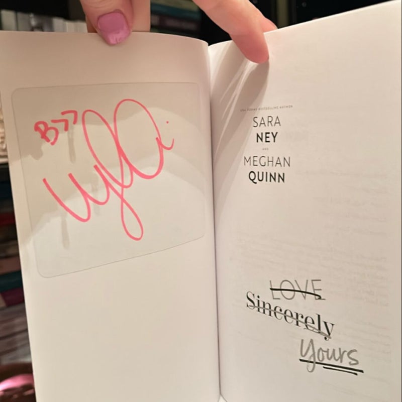 Love Sincerely Yours *signed*