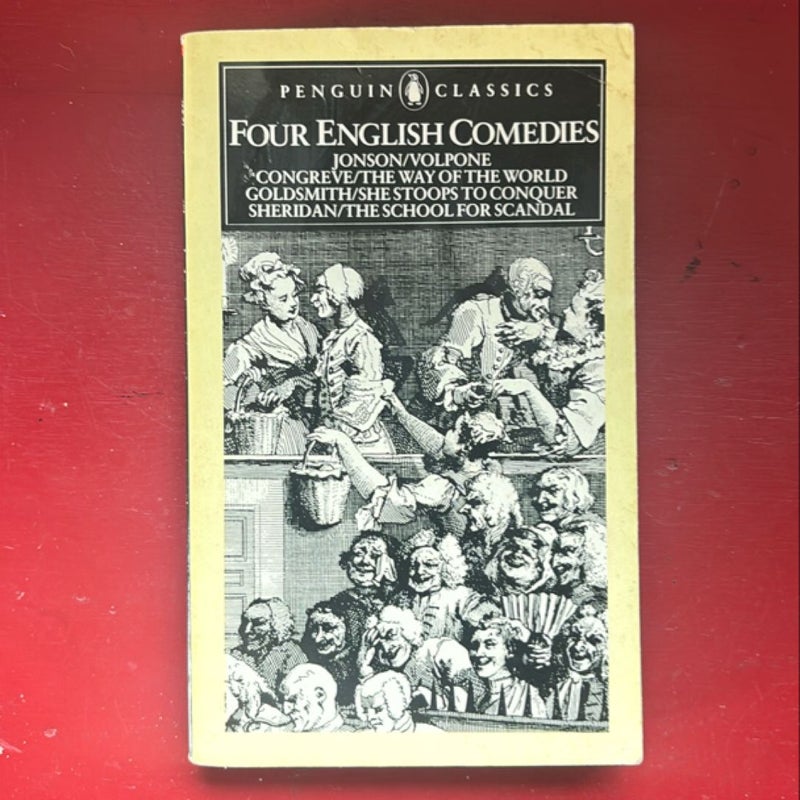 Four English Comedies of the 17th and 18th Centuries