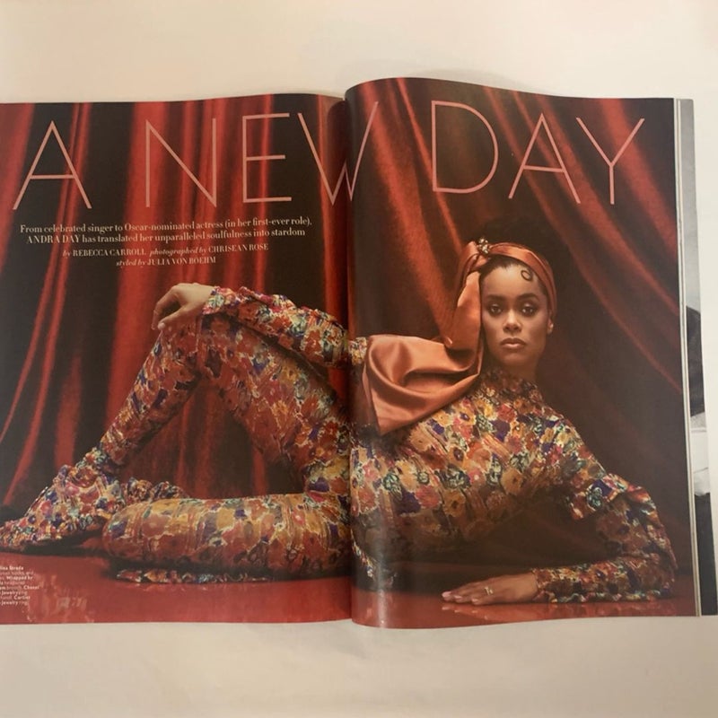 Instyle Andra Day Issue June 2021 Magazine  Plus Versace Dylan Blue Insert 