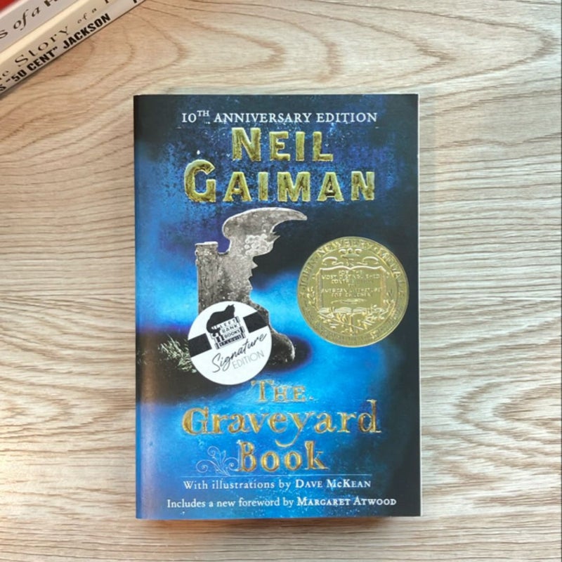 Neil Gaiman SIGNED Bundle: The Graveyard Book, American Gods, The Ocean at the End of the Lane