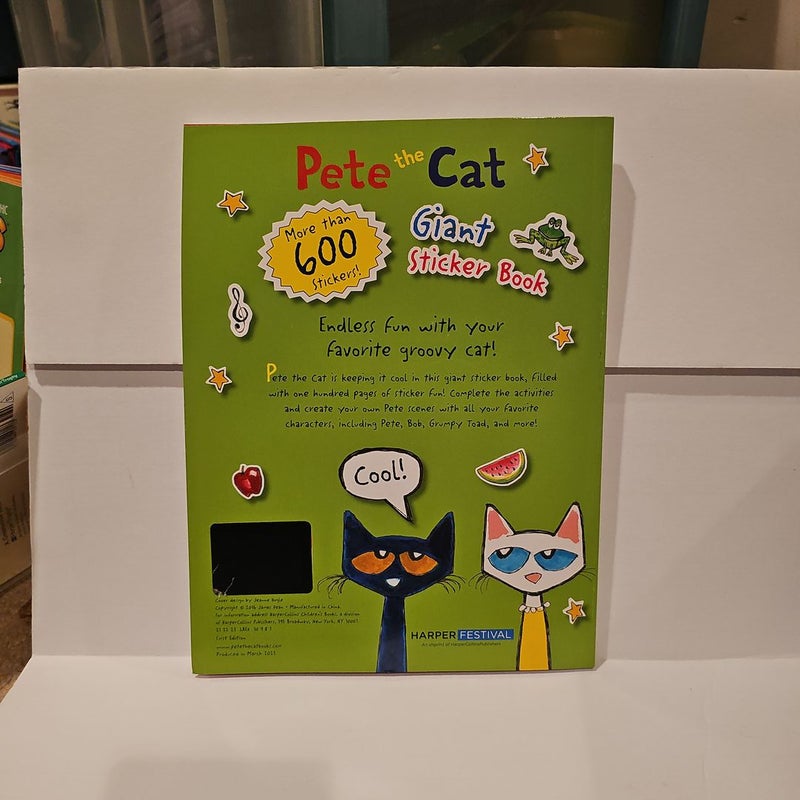 Pete the Cat Giant Sticker Book 