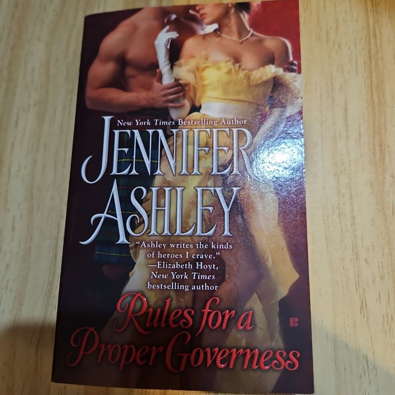 Rules for a Proper Governess by Jennifer Ashley