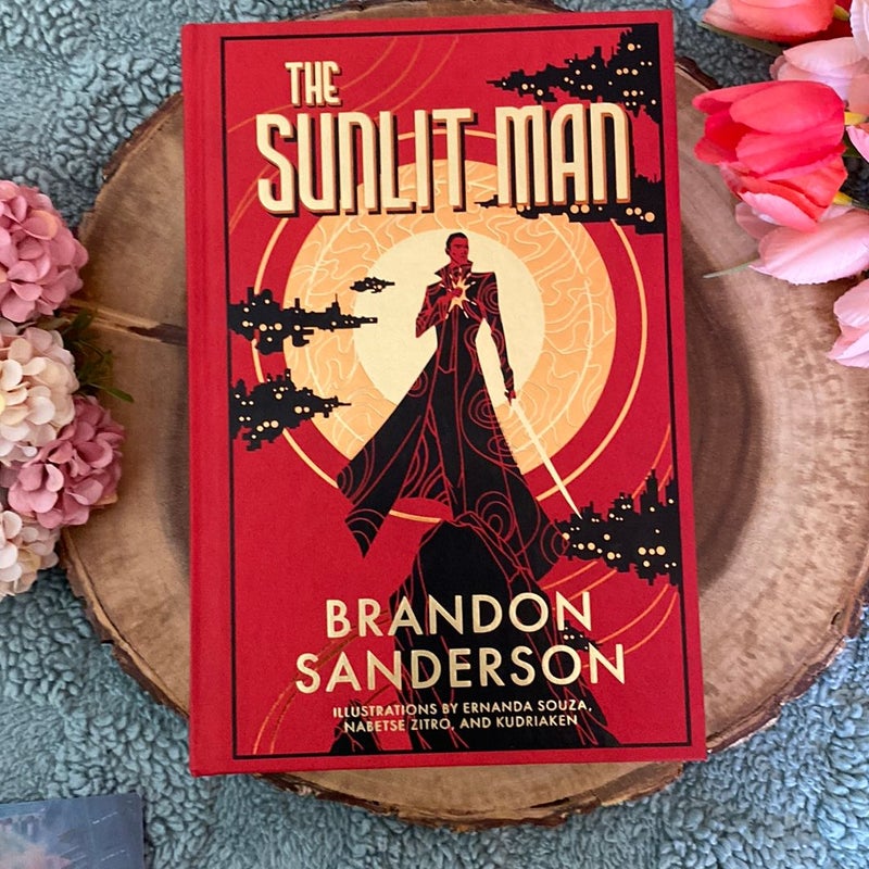 The Sunlit Man Kickstarter illustrated edition with bookmark