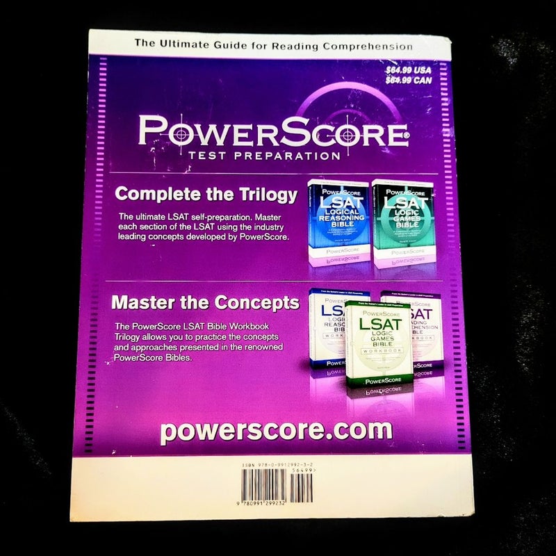 Lsat reading comprehension bible by david m killoran paperback