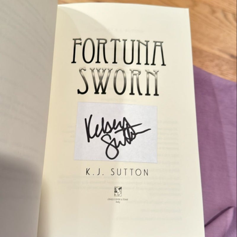 Fortuna Sworn with signed bookplate 