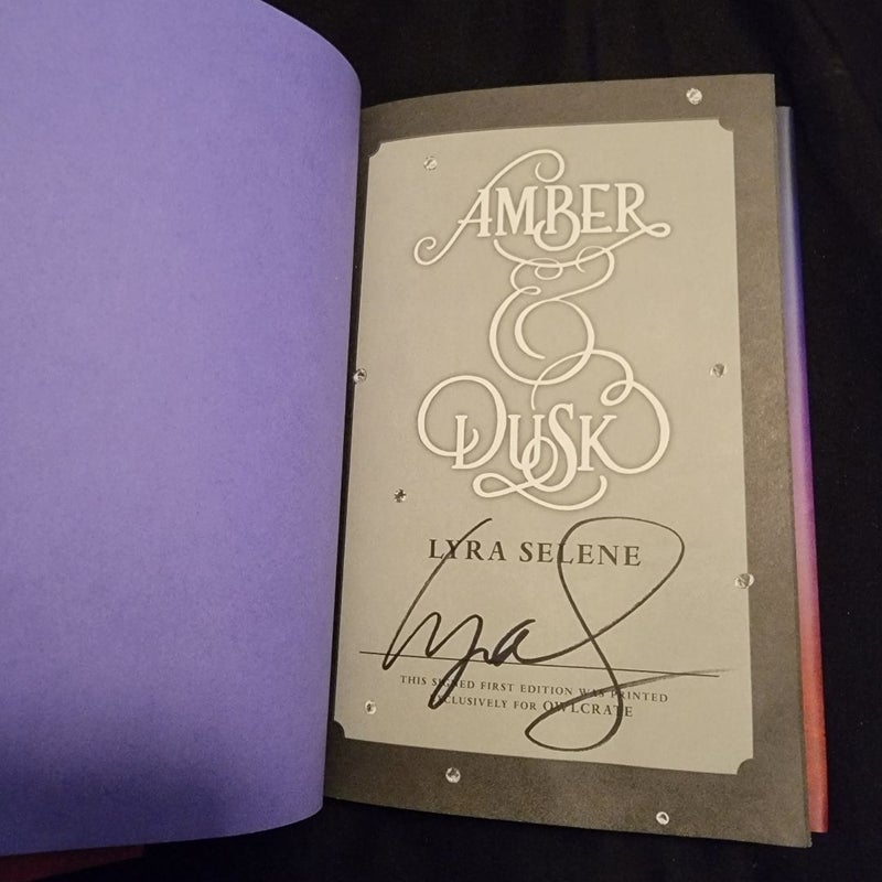 Amber & Dusk **signed**