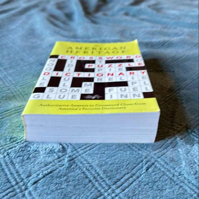 The American Heritage Crossword Puzzle Dictionary