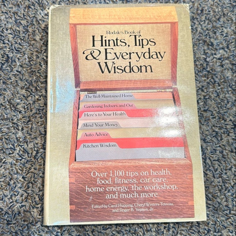 Rosales book of Hints Tips and Everyday Wisdom  