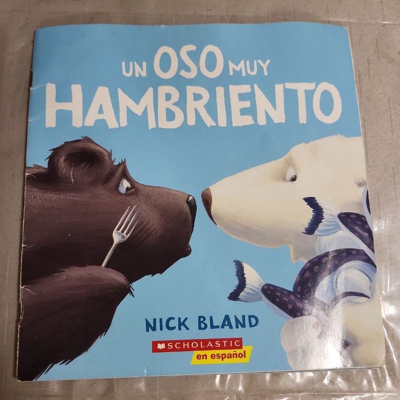 Un oso muy hambriento