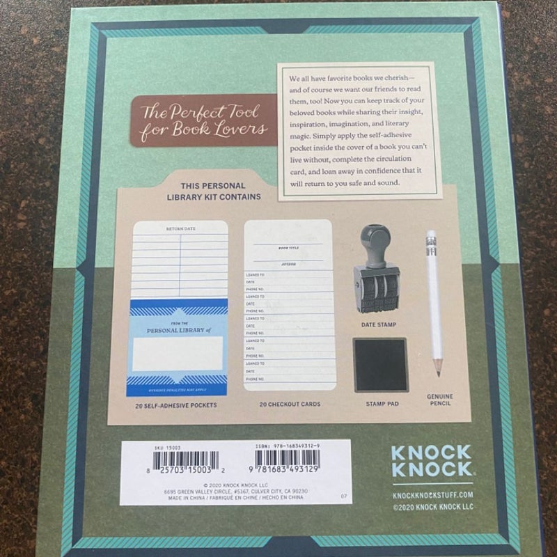 Personal library kit by Knock knock , Hardcover