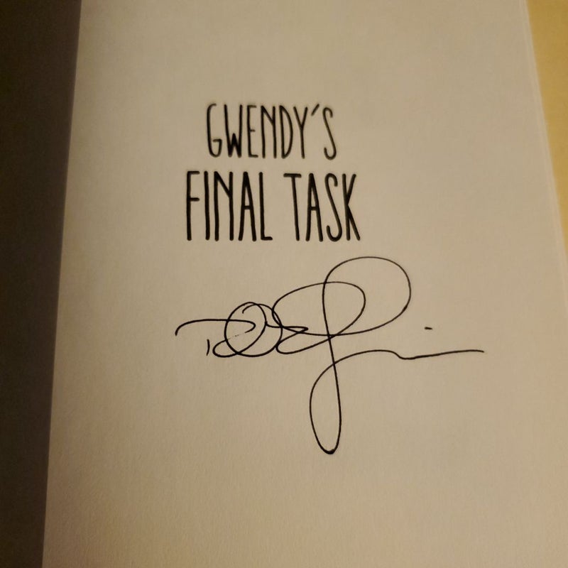 Gwendy's Final Task Autographed by Richard Chizmar Only 1st Edition 