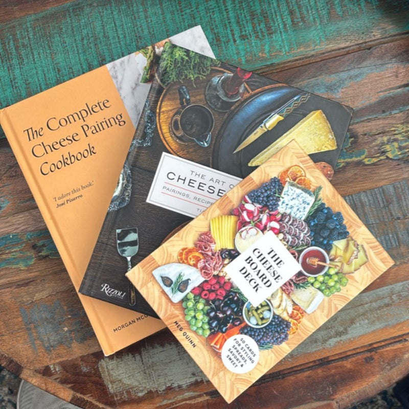 Cheesy Bundle: The Cheese Board Deck, The Art of the Cheese Plate, The Complete Cheese Pairing Cookbook