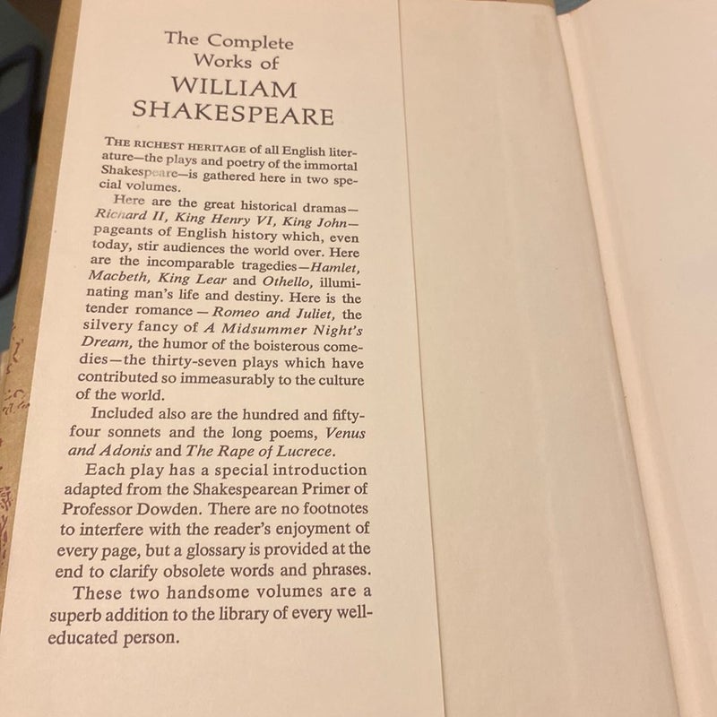 The complete works of William Shakespeare