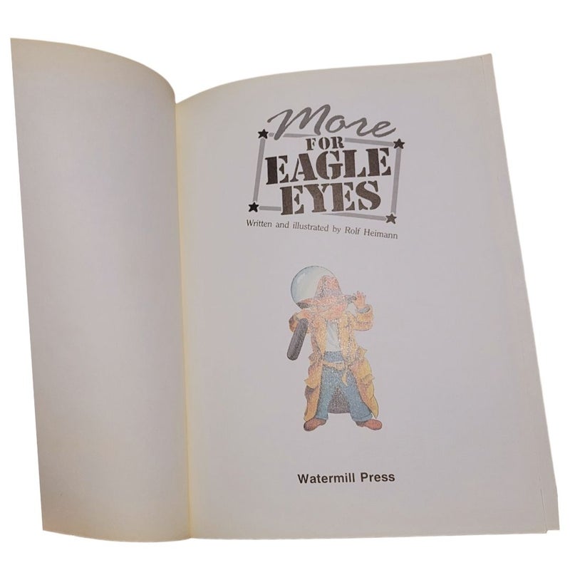 More for Eagle Eyes by Rolf Heimann - Seek Search & Find Eye Spy Activity Book 