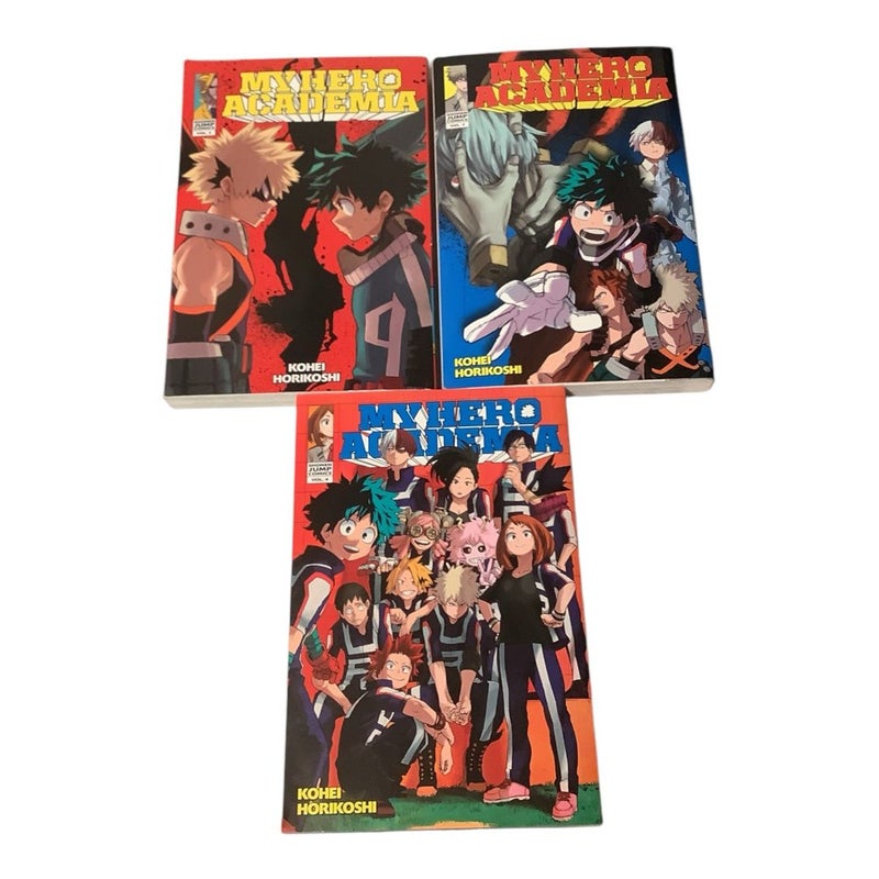 My Hero Academia, Vol. 2,3, & 4