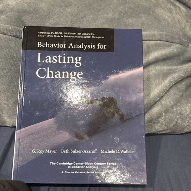Behavior Analysis for Lasting Change