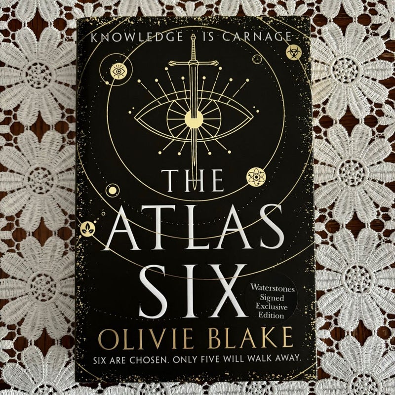 The Atlas Six - signed Waterstones edition