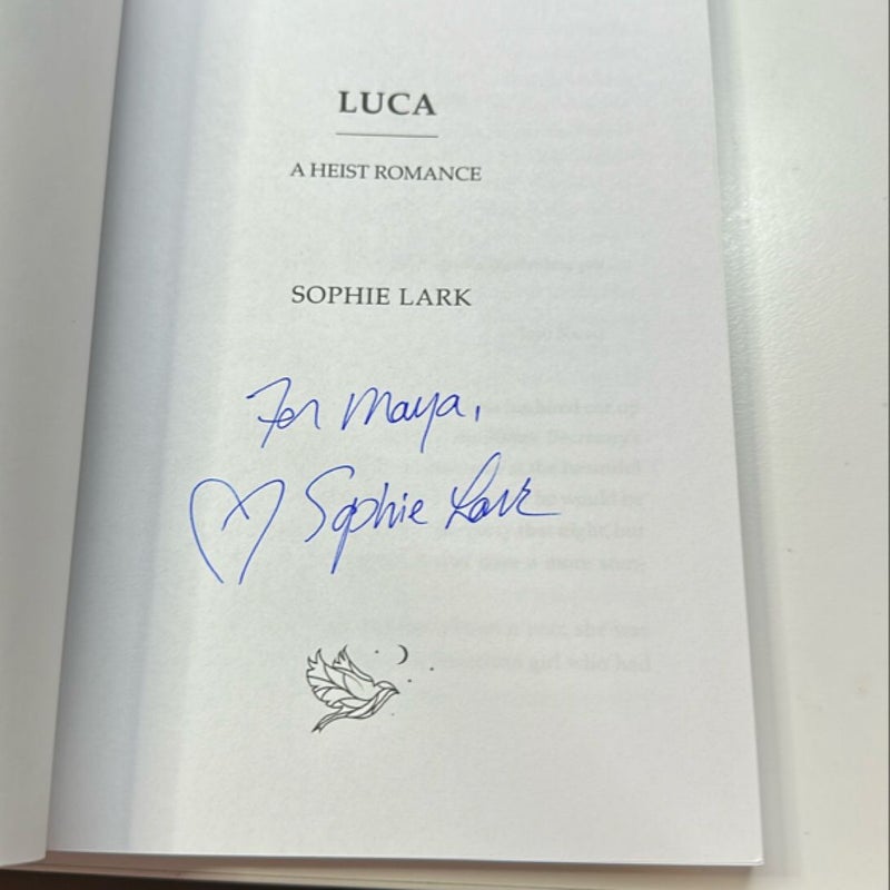 Luca signed OOP cover