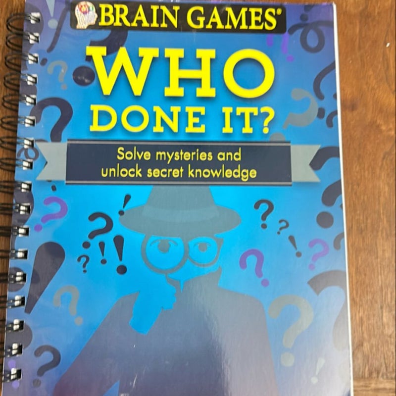 Brain Games(tm) Who Done It?