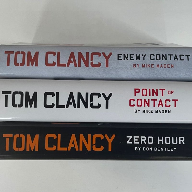 Tom Clancy Bundle Jack Ryan Jr Series Lot of 3 Hardbacks