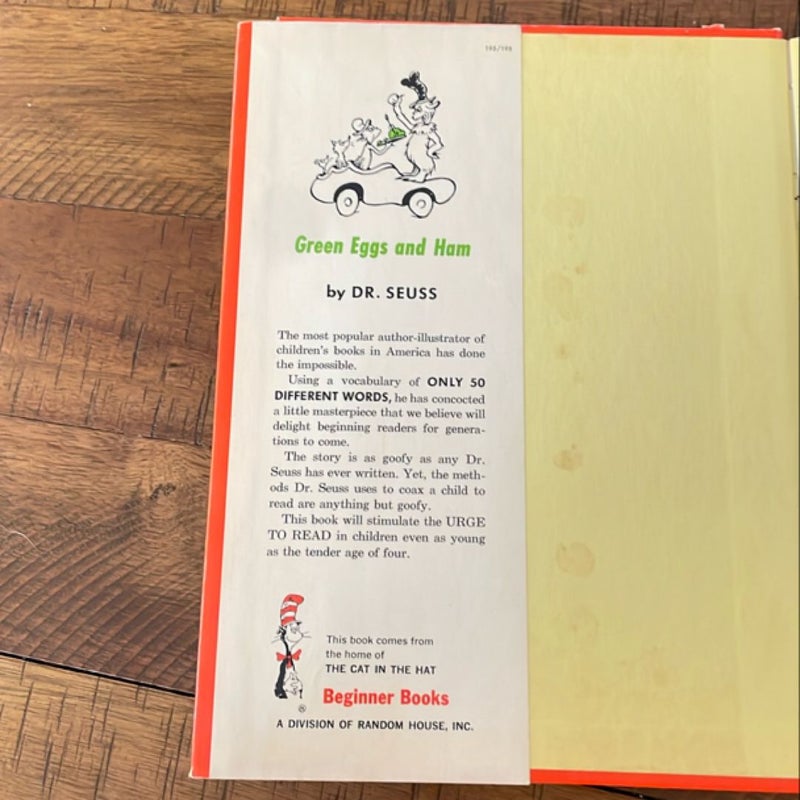 Green Eggs and Ham (First Edition, Second Issue), 1960 