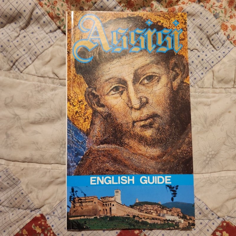Illustrated English Guide To Assisi Vintage