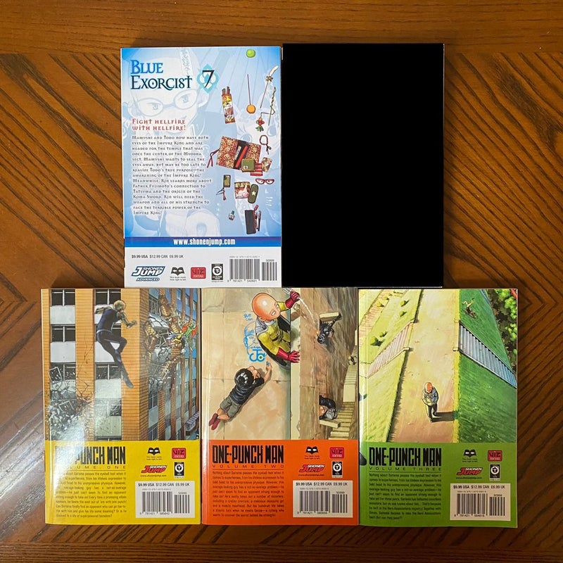 SHONEN MANGA BUNDLE: My Hero Academia, One-Punch Man, Naruto, The Seven Deadly Sins, & Blue Exorcist