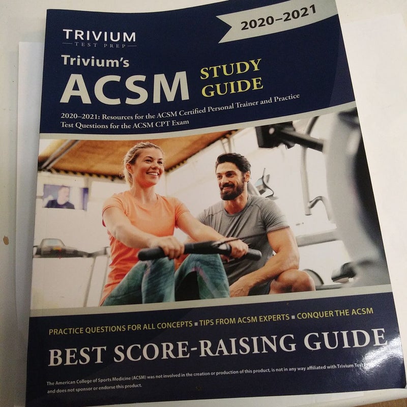 Trivium's ACSM Study Guide 2020-2021
