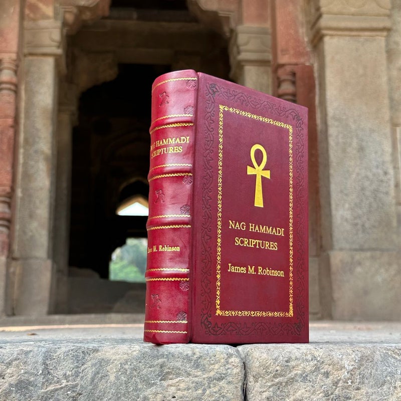 The Nag Hammadi Scriptures by Marvin W. Meyer Leather-Bound Edition 