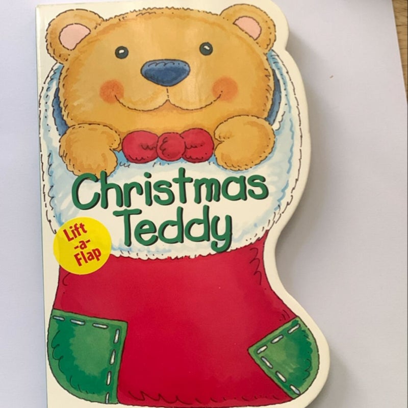 Christmas Teddy- Lift Flap Book