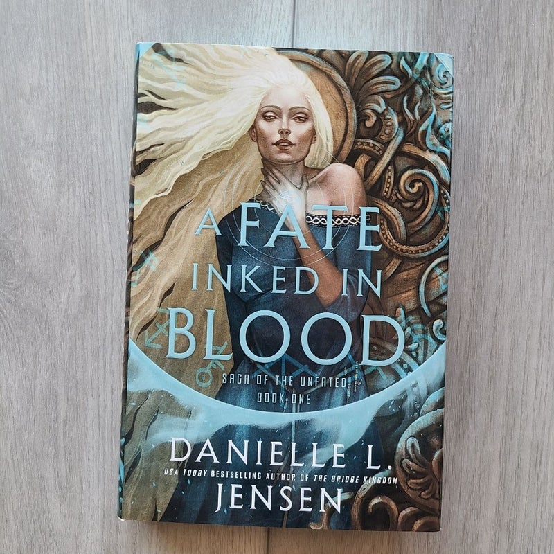 A Fate Inked in Blood sprayed edges first edition 