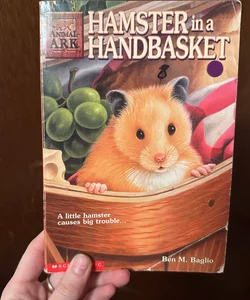 Hamster in the hand basket 