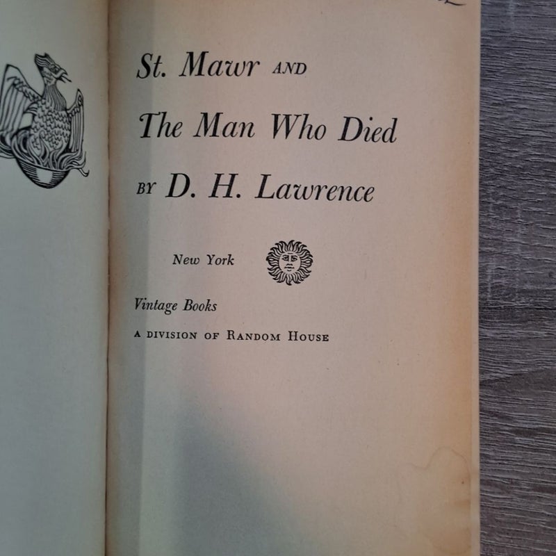 ST Mawr and The Man Who Died