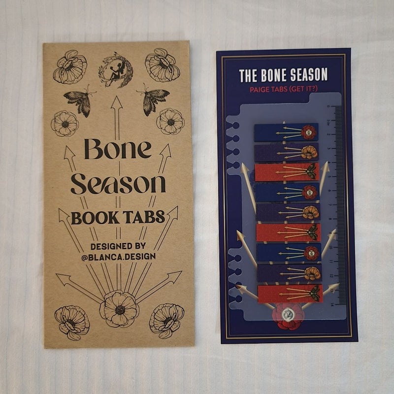 The Bone Season "Paige Tabs" Book Tabs