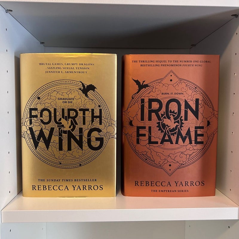 Fairyloot Fourth Wing & Iron Flame **SIGNED**