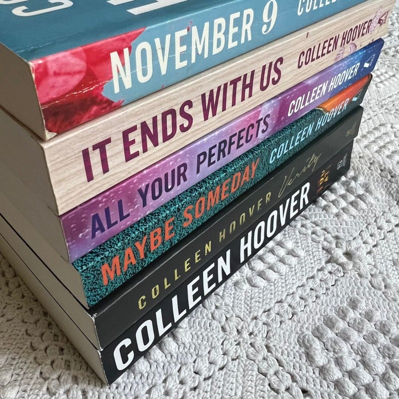 Colleen Hoover 6 Book BUNDLE 