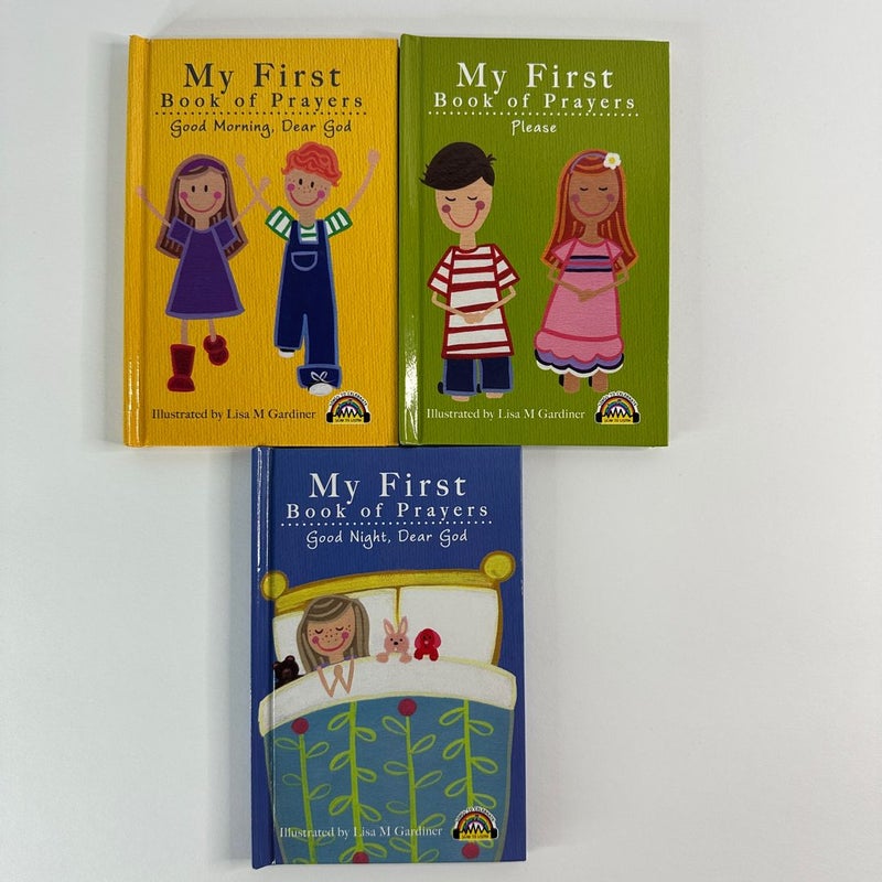 My First Book of Prayers Books-Lot of 3