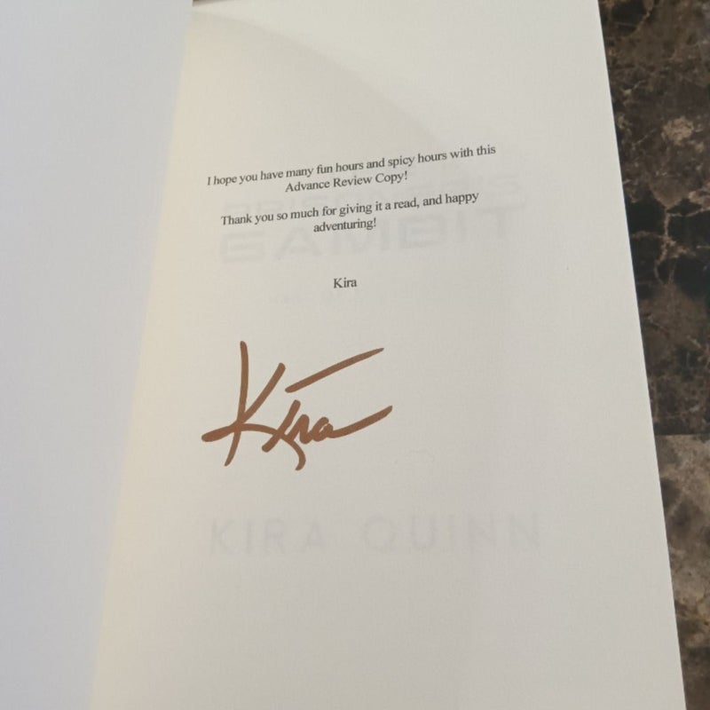 Kira Quinn Signed Set 