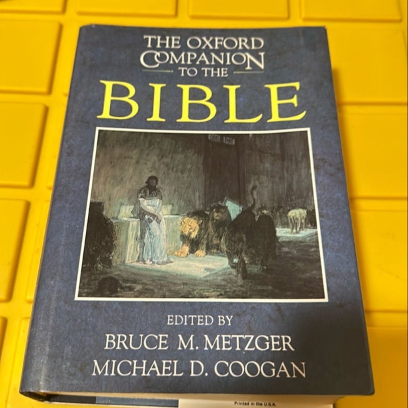 The Oxford Companion to the Bible