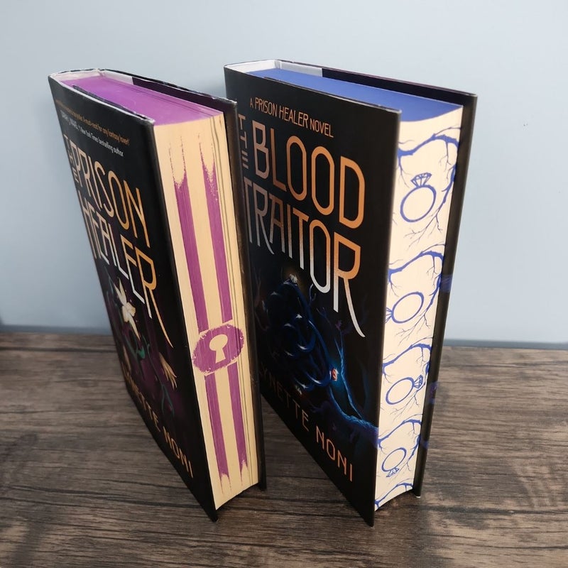 Signed Fairyloot Editions The Prison Healer and The Blood Traitor