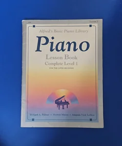 Piano Lesson Book - Complete Level 1