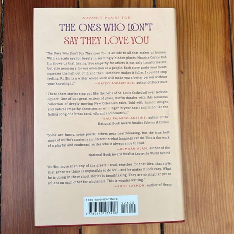 The Ones Who Don't Say They Love You