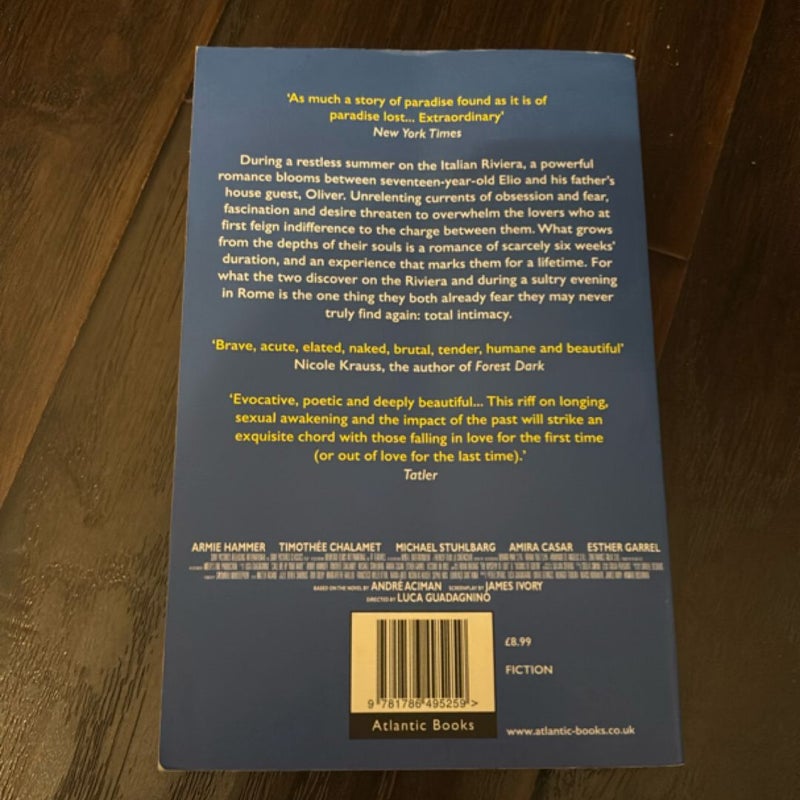 Call Me by Your Name (Film Tie-In)