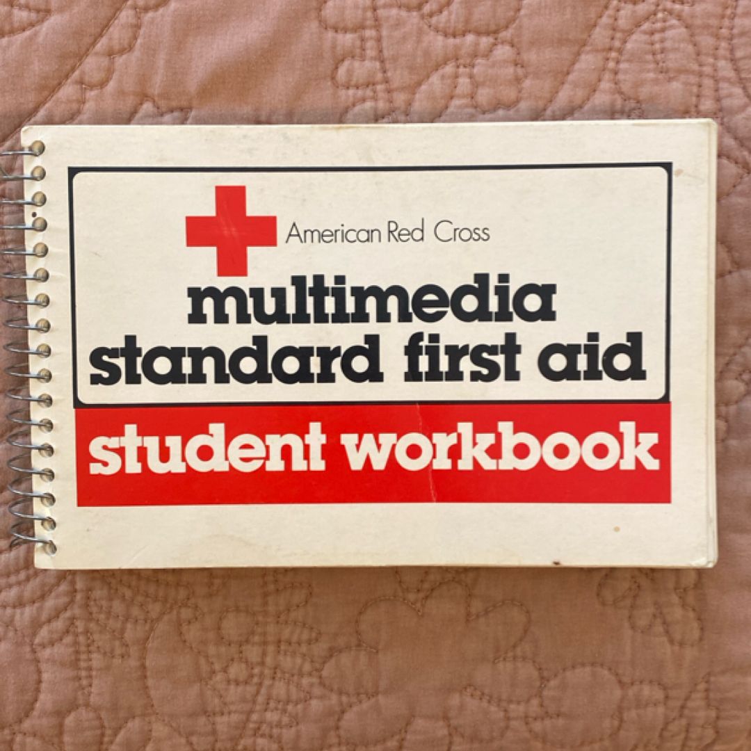 American Red Cross Multimedia First Aid Student Workbook (1978)