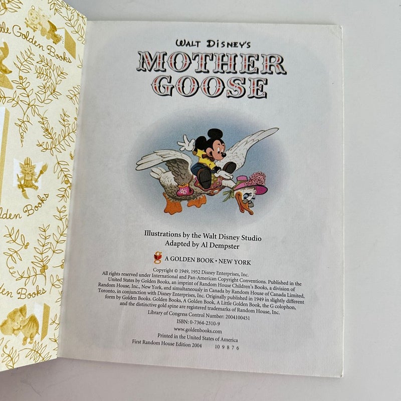 Disney Mother Goose, Little Golden Book