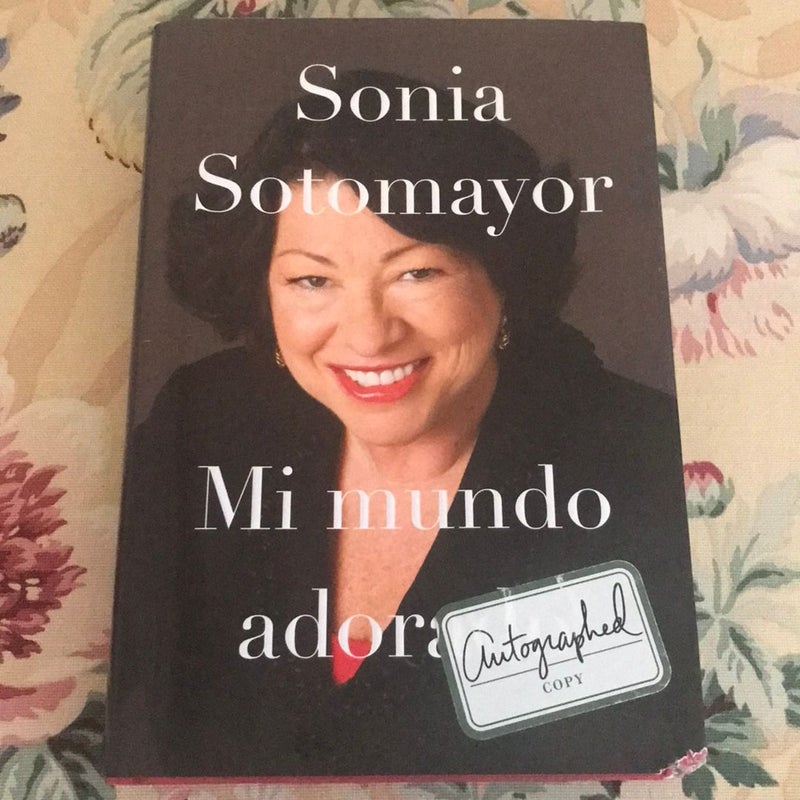 Mi Mundo Adorado; Autographed Copy