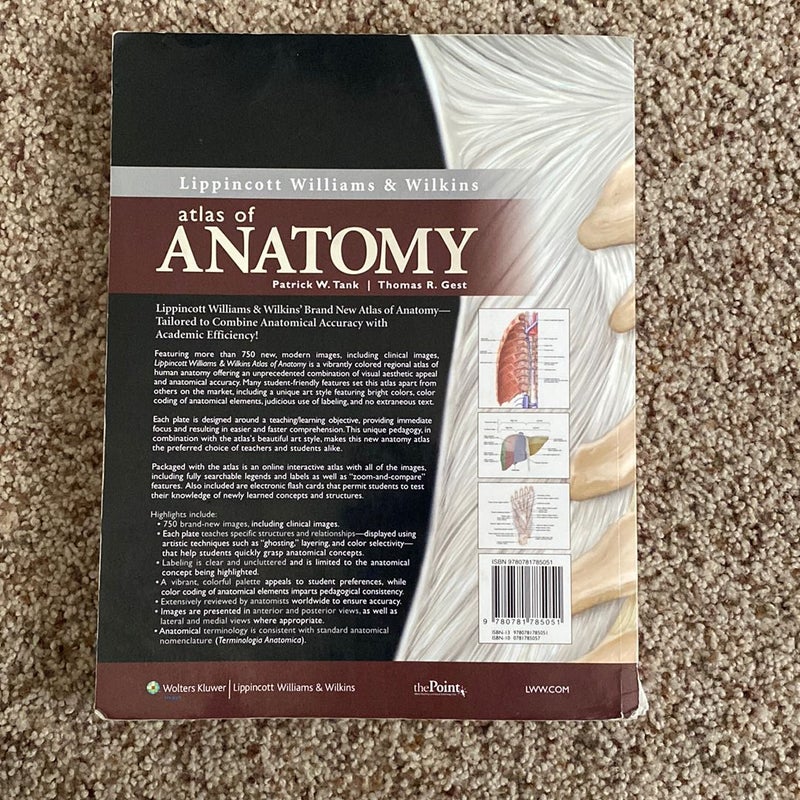 Lippincott Williams and Wilkins Atlas of Anatomy