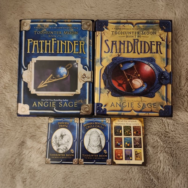 TodHunter Moon Books 1 & 2 with collector cards