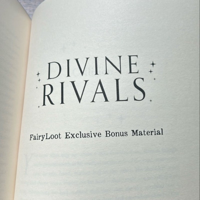 Fairyloot Divine Rivals and Ruthless Vows 